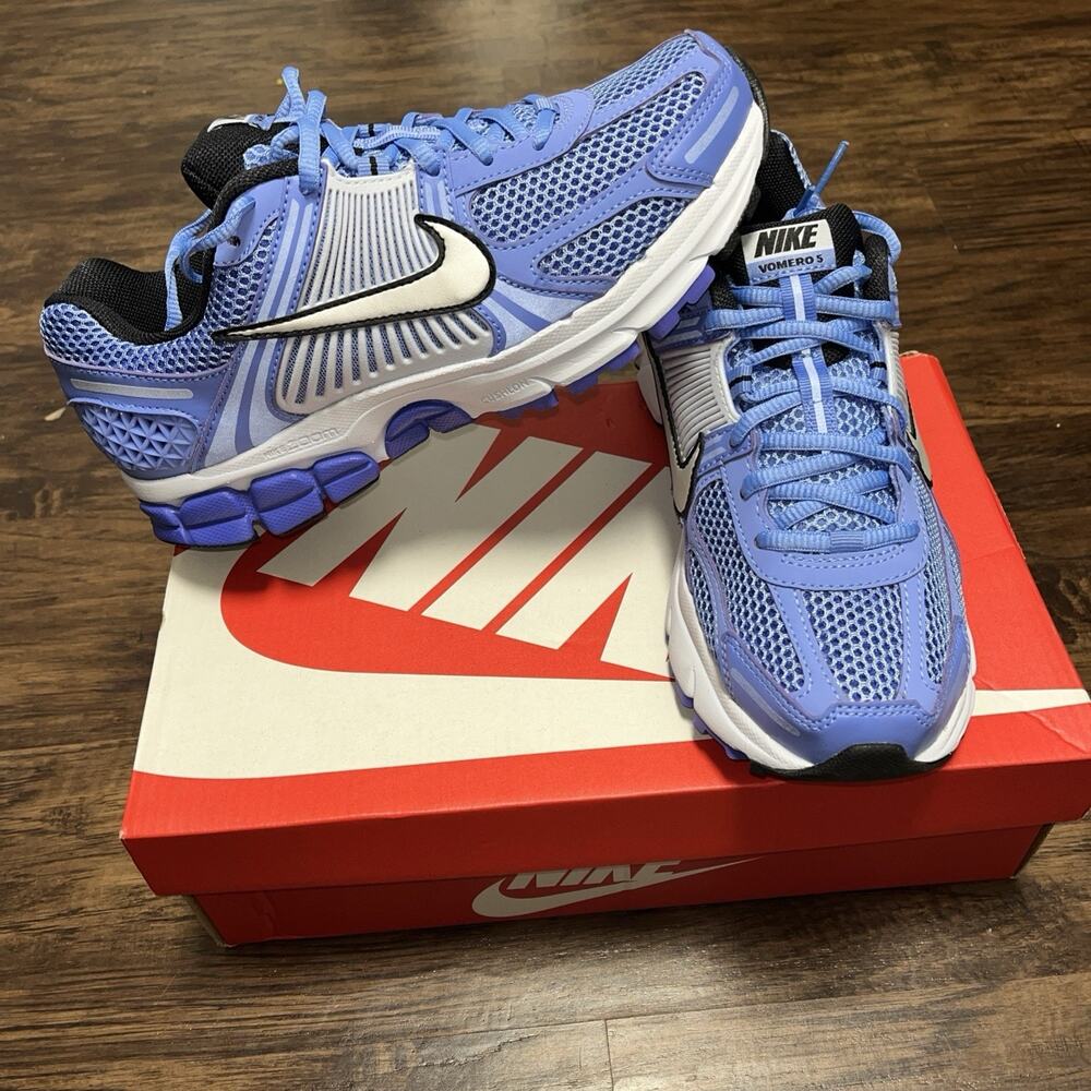 Nike Zoom Vomero 5 Women's Size 6.5 Royal Pulse MTLC Platinum Comfort Shoes